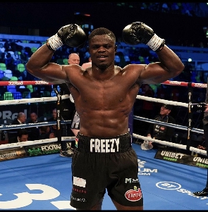 UK-based Ghanaian boxer Seth Gyimah aka Freezy Macbones
