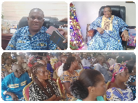 Collaged photos of the CEO, the board chairman and other stakeholders