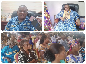 Collaged photos of the CEO, the board chairman and other stakeholders