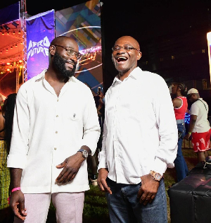 Kennedy Agyapong Jnr (left) and Kennedy Agyapong (right)