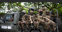 Members of the Kenya Defence Forces (KDF) deployed as part of the East African