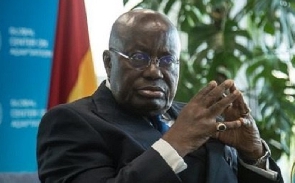 The president of Ghana, Nana Akufo-Addo