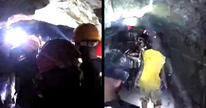 The guards were reportedly trapped and held hostage