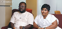 Popular TikToker Adwoa Pretty and her husband, Dr Drill