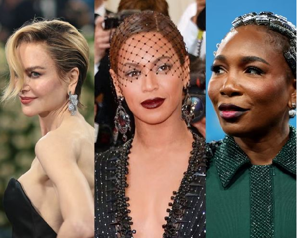 From L-R: Nicole Kidman, Beyoncé and Venus Williams are individuals to co-chair Met Gala
