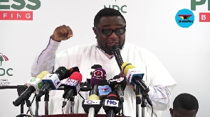 Elvis Afriyie Ankrah, the Director of Elections for the National Democratic Congress