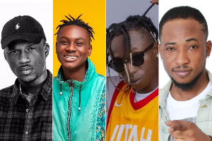 L-R: Joey B, Larusso, Patapaa and Atom are some musicians to have sampled beats