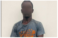 A photo of the suspect