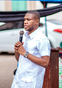 The writer,  Ebenezer Agyarko