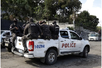 Haitian security forces patrol in Port-au-Prince, Haiti, February 6, 2026