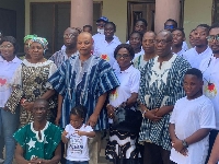 CEO of  heavenly gift of joy foundation, Veronica Casely-Hayford Benson with beneficiaries