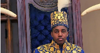 King Oyo ascended to the throne at the age of 3 - and was then crowned on reaching adulthood at 18