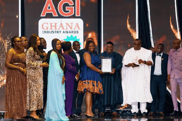 The NPA team being recognised at the AGI event