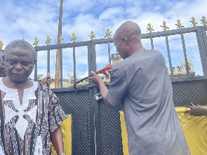 Angry Chiefs Unlock Posuban For Protection At Abura Abakrampa 123