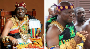 Osabarimba Kwesi Atta II (L) and Otumfuo Osei Tutu II (R)