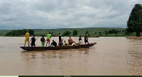 Farm workers rely on boats to get to rice fields and to transport goods