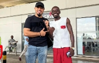 Ramsey Nouah met up with Lil Win ahead of the movie