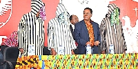 Prof. Kwesi Yankah with Anas Aremeyaw Anas