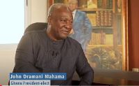 John Mahama spoke to the VOA after his win in the 2024 Election