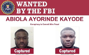 Abiola Kayode was on the FBI Most Wanted List but was arrested in Ghana