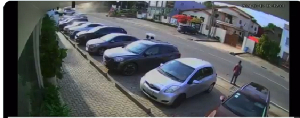 CCTV footage of the accident