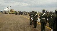 Twelve bodies of slain Ugandan soldiers who were killed in an ambush in 2017 in Somalia received
