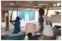 Members of the gang attacking the patient