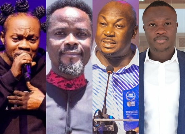 Daddy Lumba (first from the left) died following a short illness