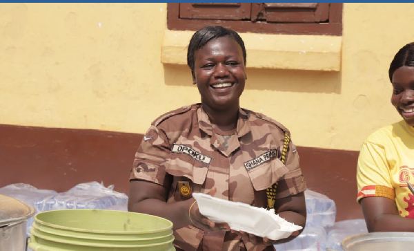 Rev. Mrs. Stella Ama Anku Kacho, the Ashanti Regional Chaplain of the Ghana Prisons Service