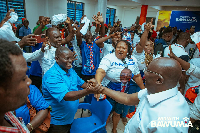 Dr Bawumia in a group picture with some of the coordinators