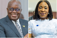 Akufo-Addo has patted Shirley Ayorkor Botchwey on her recent feat