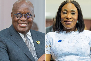 Akufo-Addo has patted Shirley Ayorkor Botchwey on her recent feat