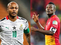 Dede Ayew and Asamoah Gyan