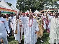 His Royal Majesty Dr. Ambassador Chukwudi Ihenetu Eze Ohazurume I with some chiefs