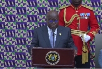 President Akufo-Addo presenting the SONA on February 27, 2024
