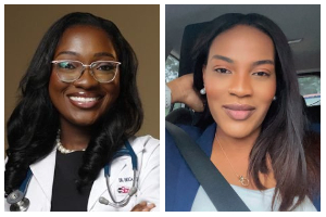 Dr Erica Ntiamoah Mensah (L) and Dr Ekua Amoakoh