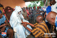 Flagbearer of the New Patriotic Party (NPP) Vice President Dr. Mahamudu Bawumia