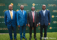 Dr. Ernest Addison, Dr. Amin Adam, Dr. Mahamudu Bawumia and Samuel Abu Jinapor