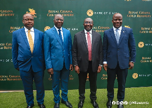 Dr. Ernest Addison, Dr. Amin Adam, Dr. Mahamudu Bawumia and Samuel Abu Jinapor