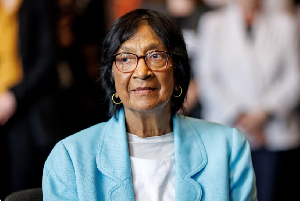 Nobel Peace Prize 2026 winner Navi Pillay at the Nuremberg Forum in Germany on Friday Nobel Peace Prize 2026 winner Navi Pillay at the Nuremberg Forum in Germany on Friday