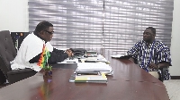 Afriyie Ankrah was hosted by Edward Anamaley on GhanaWeb TV's Election Desk
