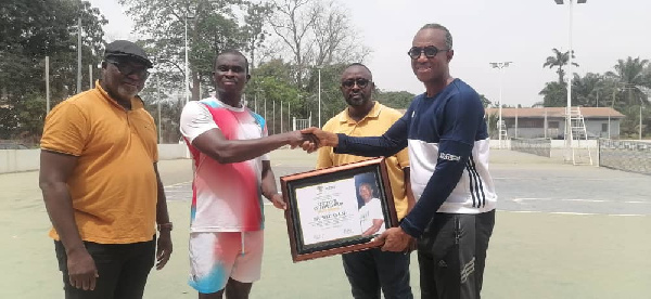 Isaac Owusu has been recognized for his contribution to the sport