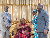 Ga Mantse with other dignitaries