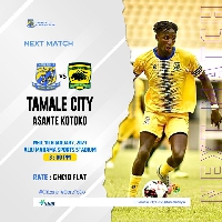 Flyer of Tamale City vs. Asante Kotoko match