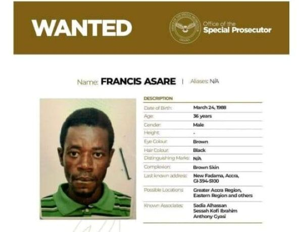 Francis Asare is demanding compensation from the Office of the Special Prosecutor