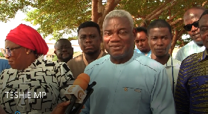 Member of Parliament for Ledzokuku Constituency, Benjamin Ayiku Narteh