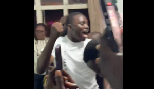 Members of the NDC in the party's Control Room are jubilating ahead of the official collation