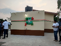 The 12-seater toilet facility built by the MP