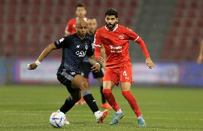 Andre Ayew In Action For Al Sadd SC In 2 0 Away Win Against Al Arabi