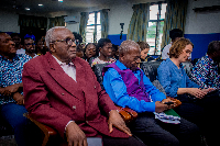 Nana Ato Dadzie is a former Chief of Staff and senior legal practitioner (M) in a blue dress